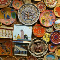 Wall of Ceramic Plates Armenia