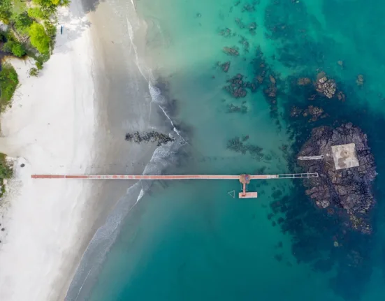 aerial view of body of water during daytime