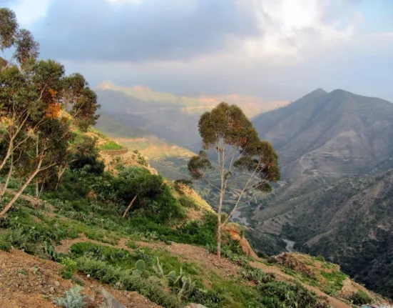 eritrea, mountains, valley