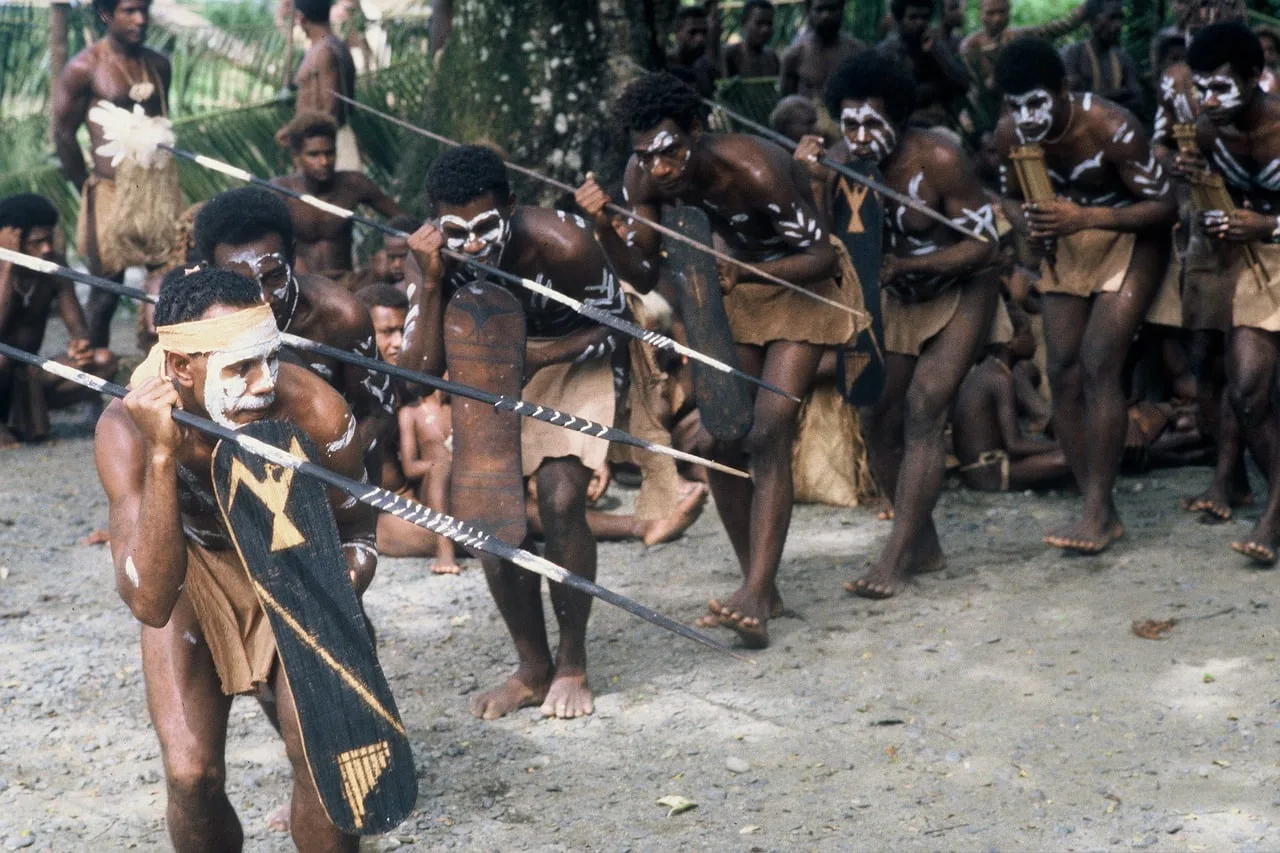 the solomon islands, pacific, cutom people