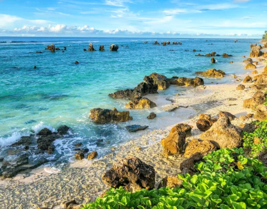 sea water and rocks by the beach coast during daylight