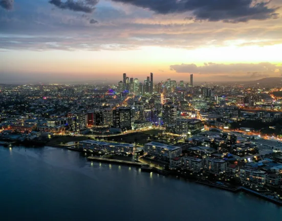 bird's-eye view photo of a country