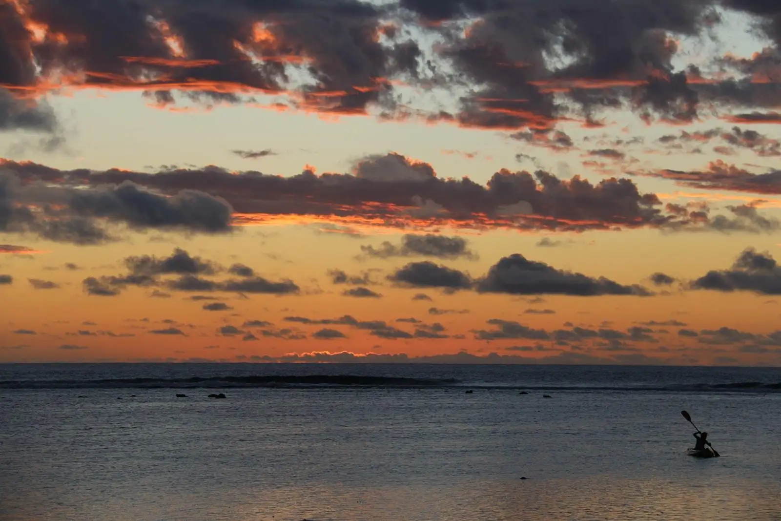Photo by Bill Fairs person on boat at golden hour