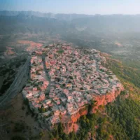 Amedi City on a Hill in Iraq