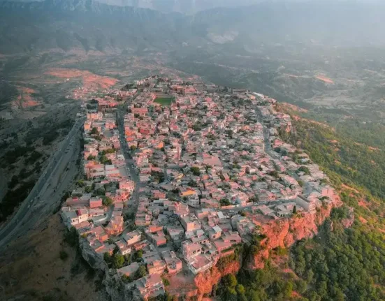 Amedi City on a Hill in Iraq