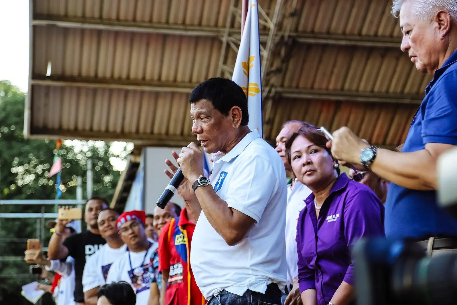 Photo by Denniz Futalan Rodrigo Duterte on Stage