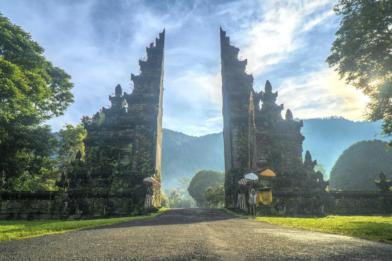 Photo by Oleksandr Pidvalnyi Handara Gate Uner Blue Sky