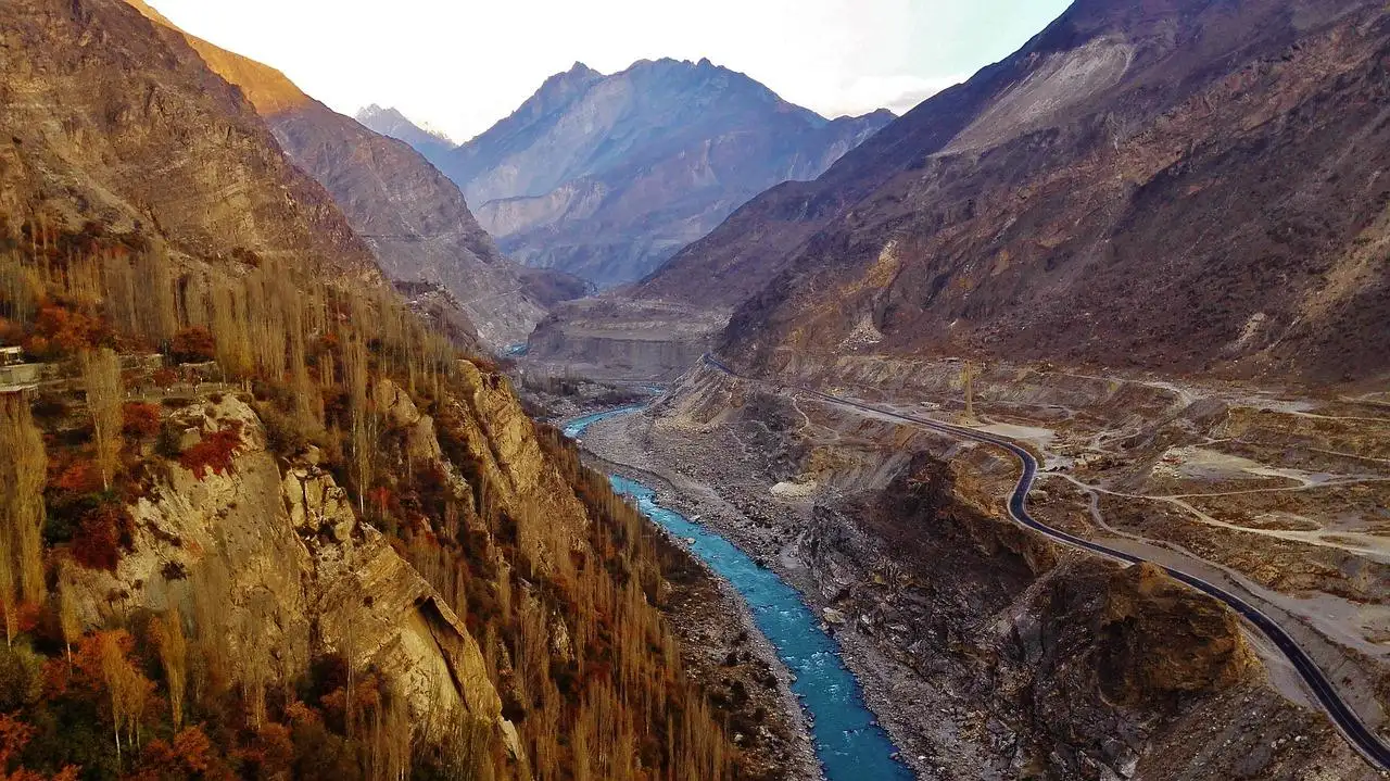 Photo by Abdullah Shakoor river, mountain, pakistan