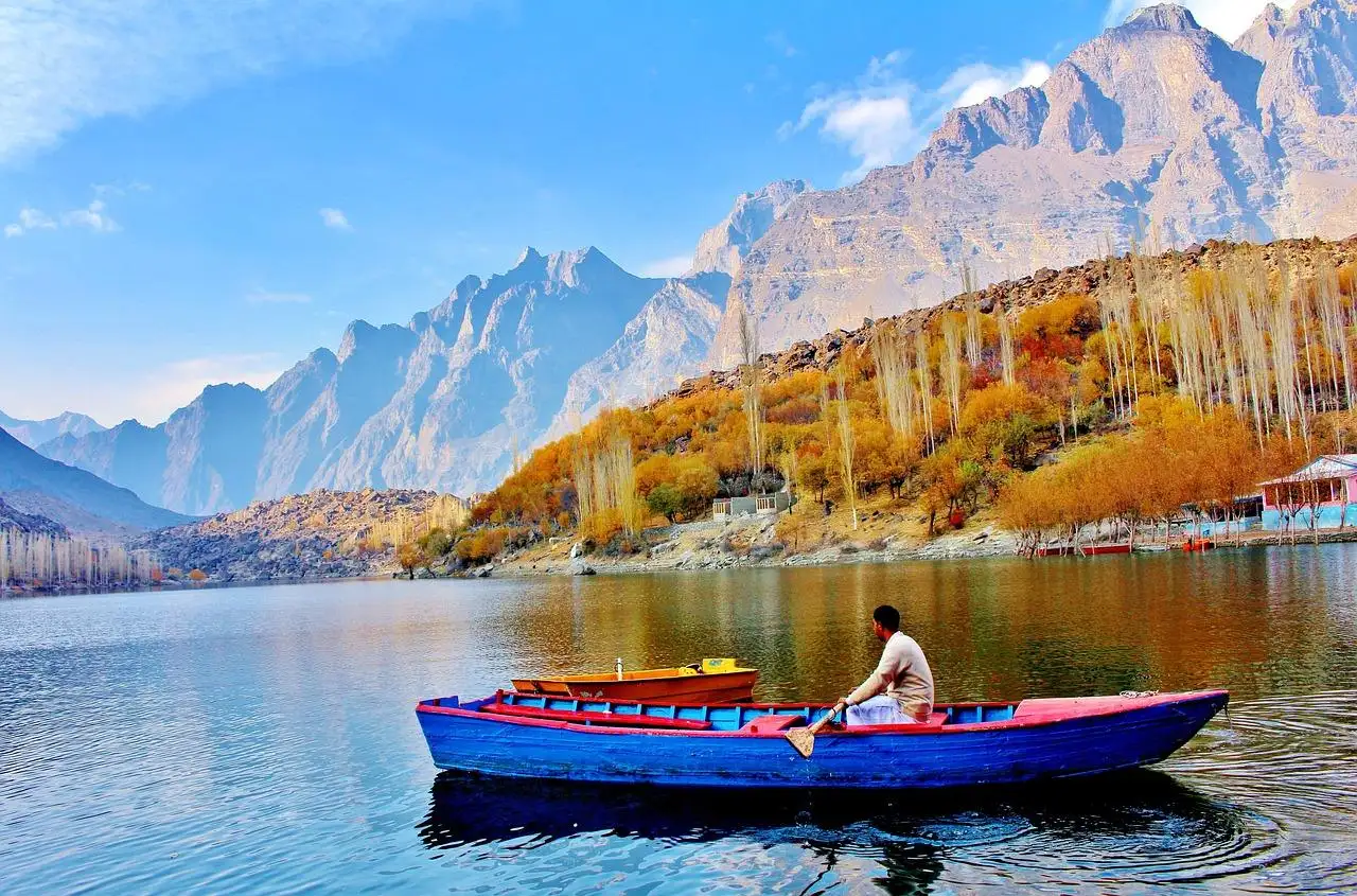 Photo by Abdullah Shakoor tree, lake, pakistan