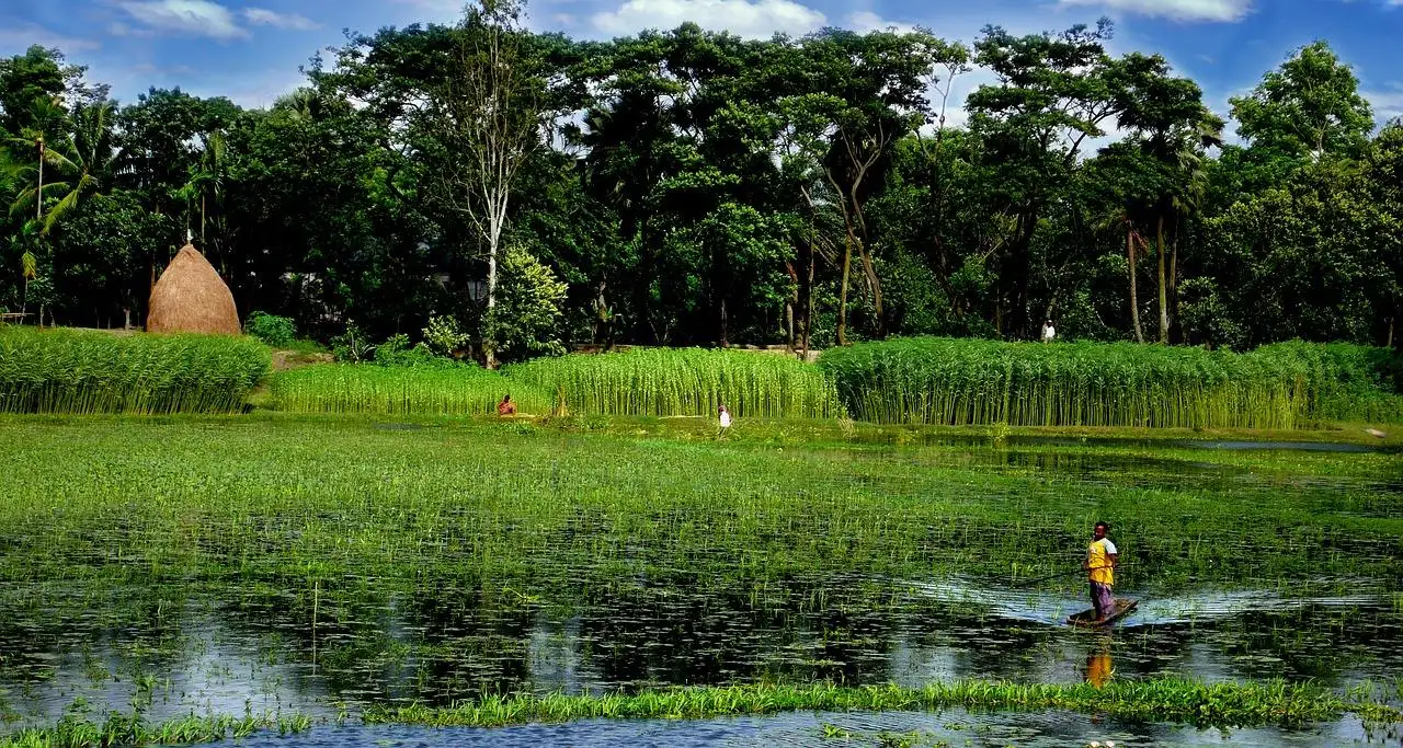 Photo by fotomatik bangladesh, lake, boat