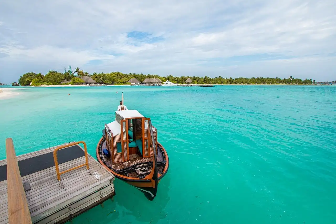 ship, nature, maldives