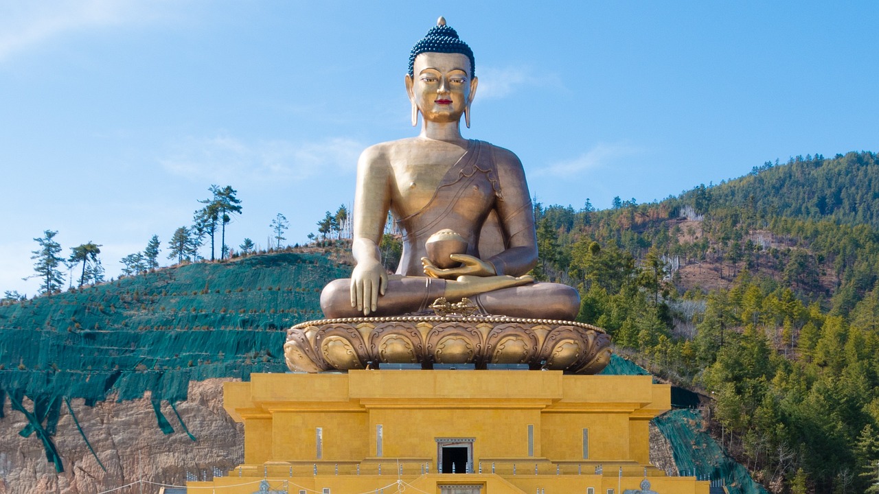 bhutan, buddha dordenma statue, buddha