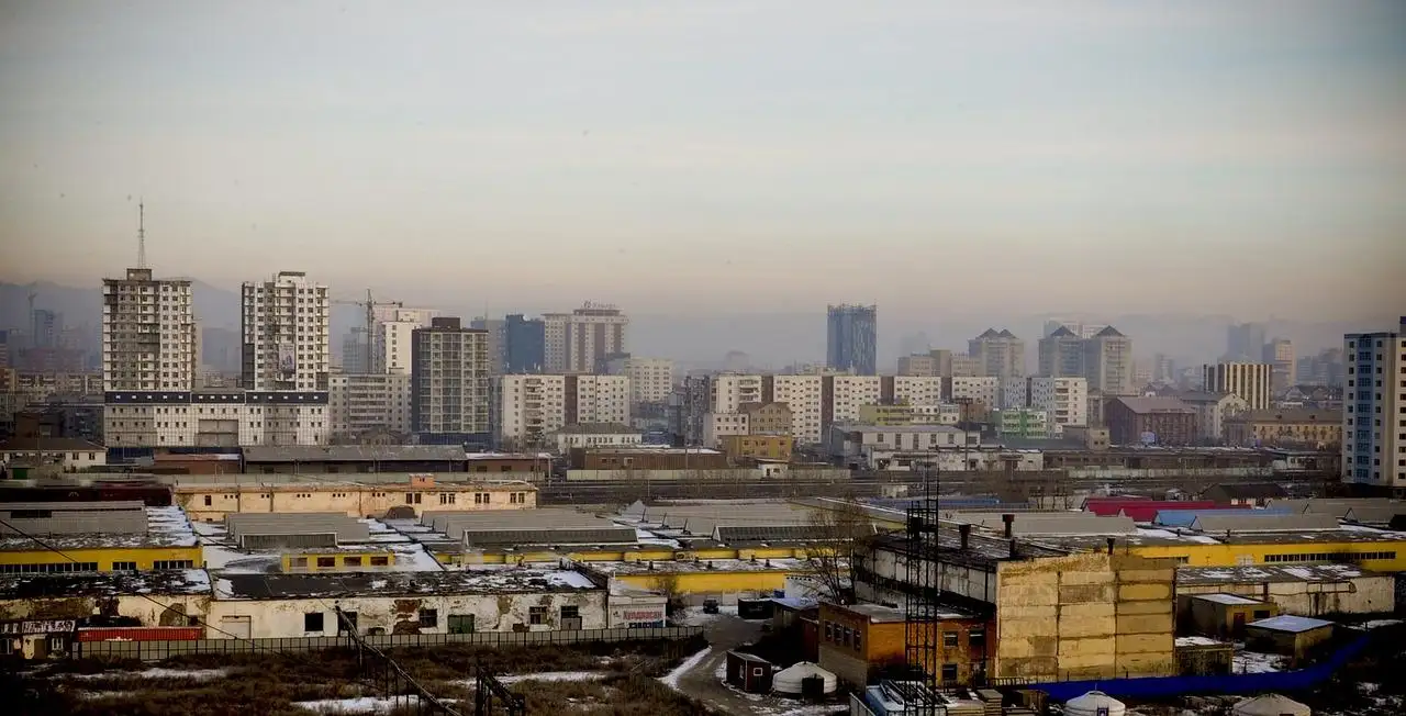 Photo by Erdenebayar city, air pollution, air