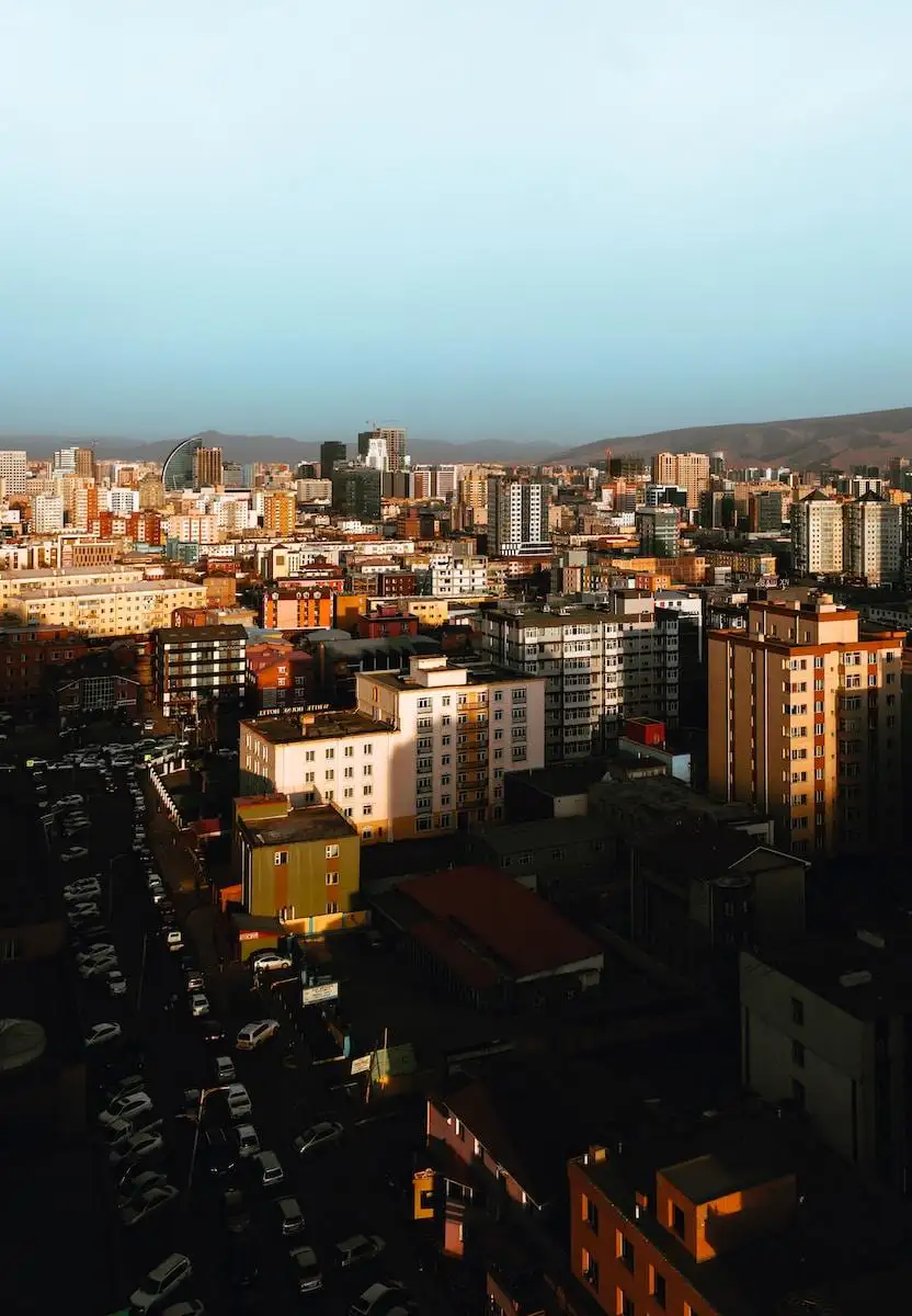 Photo by Uudam Mendsaikhan aerial view of city buildings during daytime